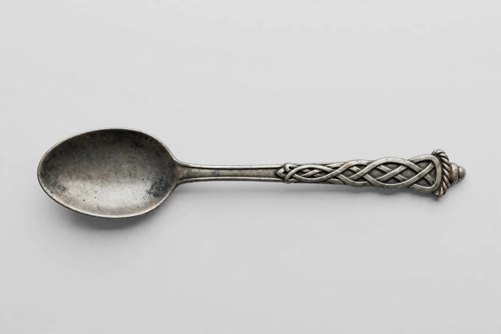 Medieval-Style Pewter Spoon Replica — Primary view