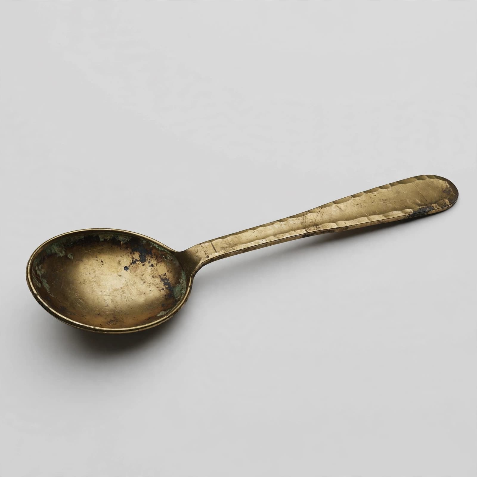 Vintage Brass Camping Spoon — Primary view